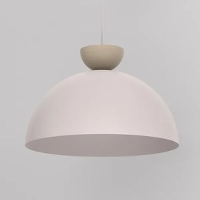 Lustră suspendată pe cablu NEVIS, 1x E27/15W/230V, Ø 50 cm, crem