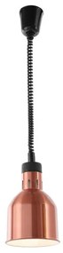 Lampa de incalzire cilindrica, finisaj cupru ø175x(H)250