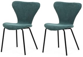 Set de scaune de sufragerie CT-S8010 BLUE2, 2 buc.