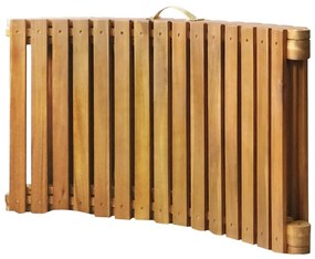 Sezlong de gradina cu perna, lemn masiv de acacia 1, model frunze, 1 sezlong