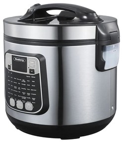 Resigilat: Multicooker cu 45 de programe Rosberg Premium RP51985D5, 930W, 5L, Acoperire antiaderenta, Otel inoxidabil