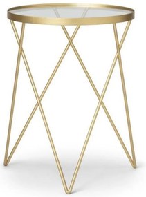 Masuta EMILY Ø 35,5 cm, aurie