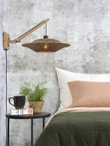 Aplica din bambus Bali orizontal S natur, 44cm