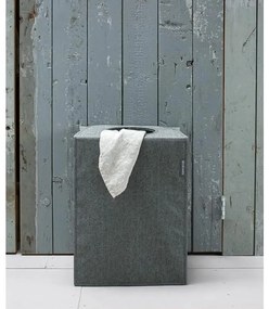 Cos de rufe Brabantia 1001094, 55 L, Fund solid si detasabil, Manere magnetice, Negru