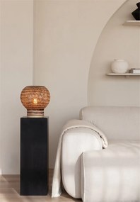 Lampa de Masa Eco, Bambus, Barbados natural/brown