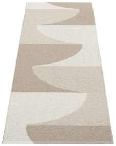 Covor tip traversă pentru interior și exterior bej 70x180 cm Hill Dark Linen – Pappelina