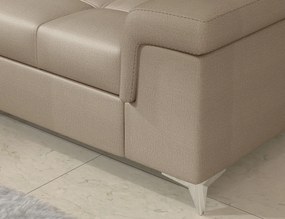 Coltar extensibil dreapta 4 locuri ELTAP, ERI-06, Eridano, 275x202x88 cm, lemn/poliester, maro deschis