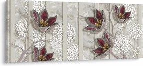 Tablou - Flori decorative (120x50 cm)
