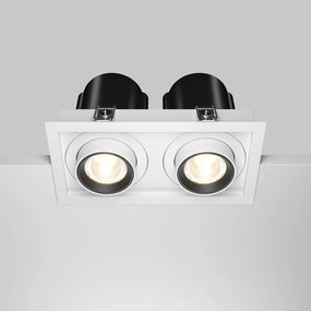 Spot LED incastrabil rotativ retractabil Hidden 2 alb