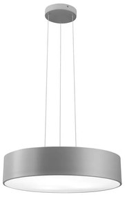 Lustra moderna suspendata LED 60cm Roda gri NVL-616804