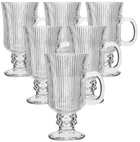 Pahare Altom Latte Selena 245 ml , set de 6 buc.