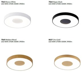 Plafoniera LED Smart dimabila cu telecomanda COIN 50cm alba