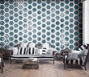 Fototapet - Hexagon (254x184 cm)