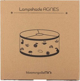 Abajur pentru copii alb/maro cu abajur textil ø 34 cm Agnes – Bloomingville Mini