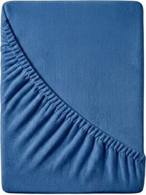 Cearsaf Frotir EXCLUSIVE 160 x 200 cm albastru Inchis