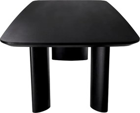 Masa dining moderna design LUX Harmonie S negru 241x109cm