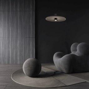 Lustra LED design modern decorativ ACOUSTIC gri, negru ZB-25176