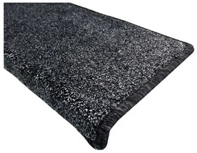 Treaptă pentru scări Apollo soft, dreptunghiulară,antracit, 24 x 80 cm, set de 5 bucăți