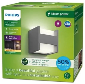 Aplică LED de exterior Philips ARBOUR LED/3,8W/230V IP44