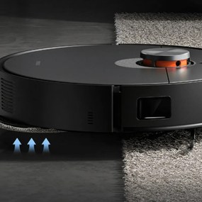 Aspirator robotizat Xiaomi X20 Max, 8000 Pa, 0,5/4 l, 120 min, Funcție mop cu apă caldă, Control vocal, Stație de autovidare, Navigație LDS, Iluminare, Negru