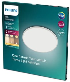 Plafonieră LED dimabilă SUPERSLIM SCENE SWITCH LED/36W/230V Philips