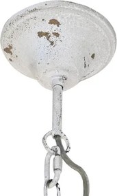 Lustră suspendată din metal, negru antichizat, 37,5×37×73,5 cm, „Viena"