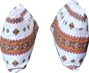 Set 2 perne decorative Casa Gino®, dimensiuni 70X50 cm, pentru living, bucatarie si dormitor, bumbac 100%, Motive traditionale Clasic