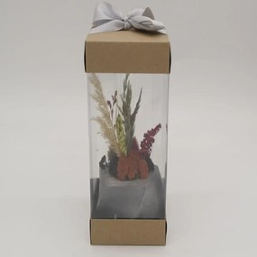 Ghiveci decorativ cu flori artificiale, homs seria A620,17x5.5x9 cm,30353