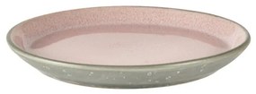 Farfurie roz/gri pentru desert din gresie ø 17 cm Gastro Grey/Light Pink – Bitz