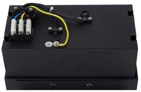 Plafonieră încastrată TRIMLESS 2xGU10/50W/230V neagră Lucide 09925/02/30