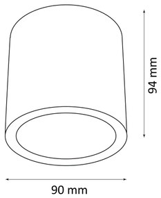 Spot de exterior OHIO 1xGU10/10W/230V IP54