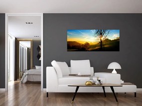 Tablou cu răsăsrit de soare (120x50 cm)
