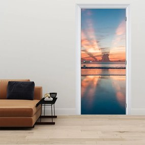 Fototapet pentru ușă - Raze de soare deasupra plajei de Dayton (95x205cm)
