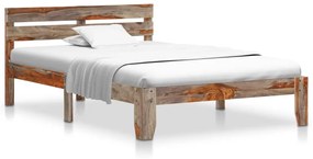 288410 vidaXL Cadru de pat, 120 x 200 cm, lemn masiv de sheesham