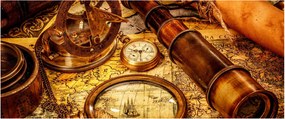 Tablou - uneltele itorice ale marinarior (120x50 cm)