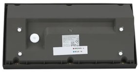 Aplică LED de exterior LED/20W/230V 3000K IP65 negru