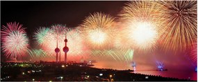 Tablou cu artificii (120x50 cm)