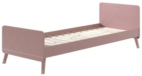 Set BILLY în roz (terra pink) format dintr-un Pat copii (90 x 200 cm) și o noptieră.