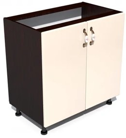 Corp inferior 80 cu 2 usi Zebra MDF vanilie simplu
