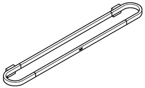 GROHE 41056000 - Suport pentru prosop SELECTION, 600 mm, crom lucios