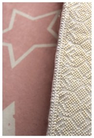 Covor copii Pink Stars, 100 x 160 cm