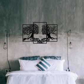 Accesoriu Decorativ de Perete Love Tree, Metal