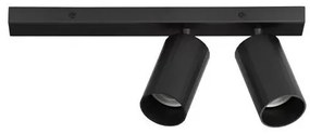 Plafoniera cu 2 spoturi GU10 ZELOS negru