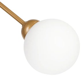 Lustră pe tijă RUBBY BALL 6xG9/5W/230V auriu
