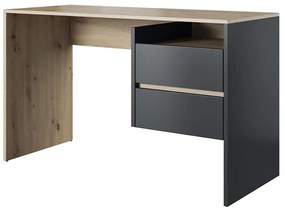 Birou MARLO cu sertare, stejar artisan/antracit