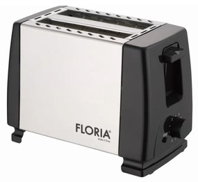 Prajitor de paine Floria ZLN1840 Negru/Inox, 700W, 7 nivele de control al temperaturii, buton de oprire