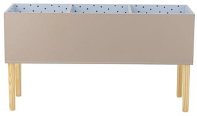 Bibliotecă de copii bej 90x50x30 cm Salam – Bloomingville Mini