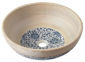 Chiuvetă bej rotundă din ceramică ø 41 cm Priori – Sapho