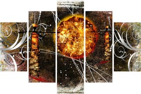 Tablou cu pictură epochală străveche (150x105 cm)