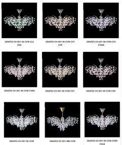 Lustra moderna cristal Bohemia design LUX GRAPES